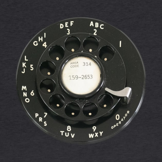 Retro Rotary Dial Pi Phone Number by Lyrical Parser